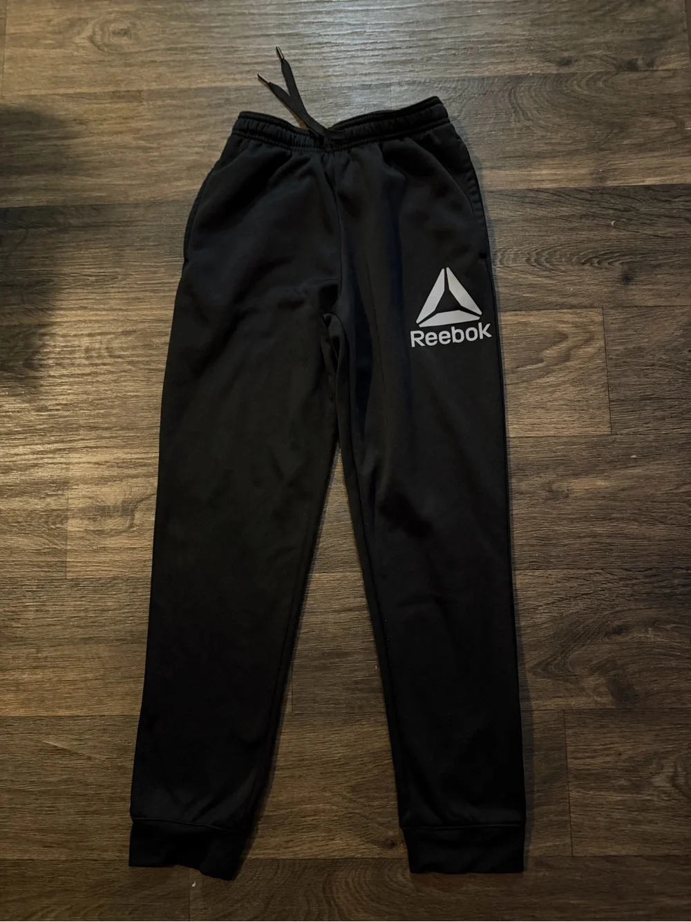 2 Pairs of Reebok Bigs Kids' Jogger Sweatpants Black & Light Gray Size XXL (18)